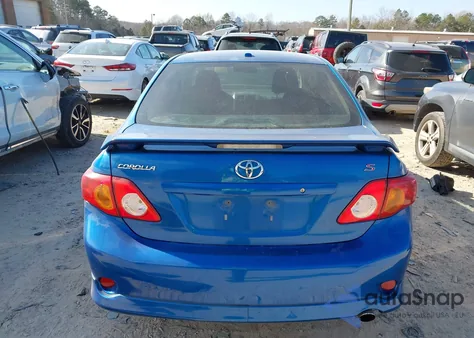 2010 Toyota Corolla S from USA, damaged, VIN 2T1BU4EE8AC277592